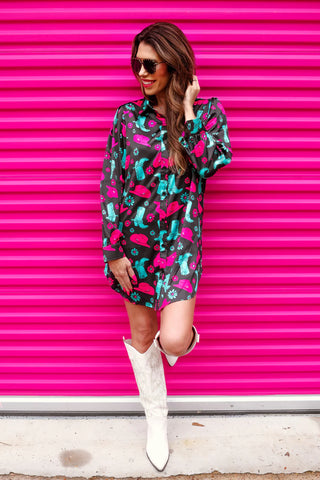 Rodeo Ready Button Up Dress