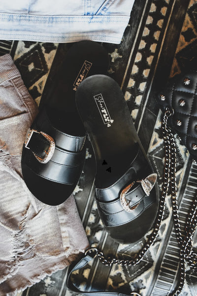 Buckle Bunny Slides