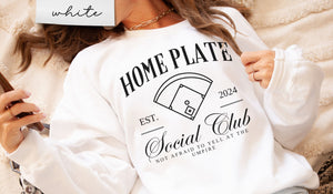 Home plate social club tee/sweatshirt