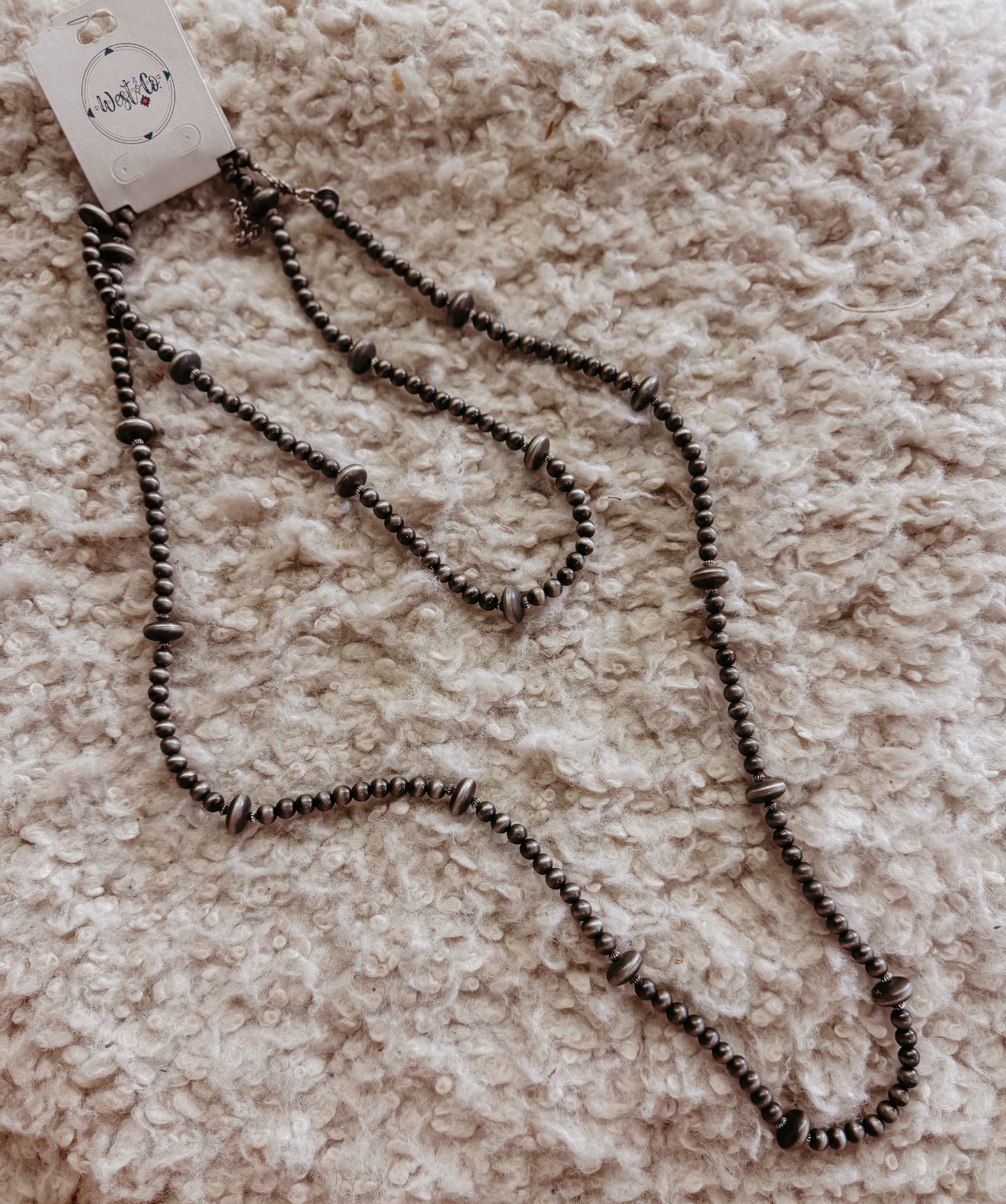 Foxy Roxy faux Navajo two strand necklace
