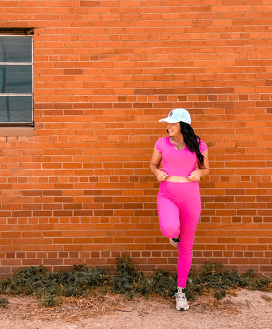 Plush yourself athletic set *Pink
