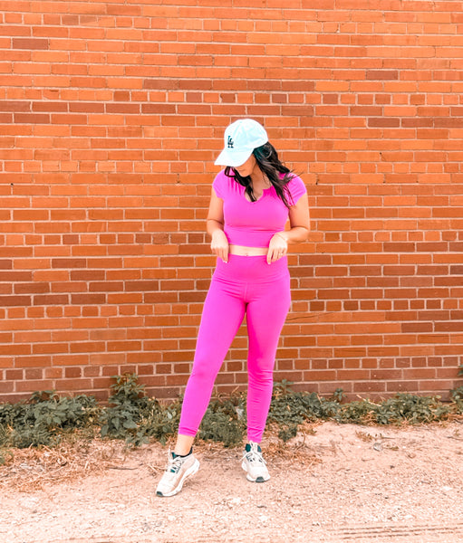 Plush yourself athletic set *Pink