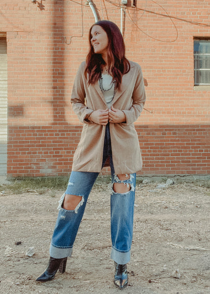 Sidd Oversized blazer camel