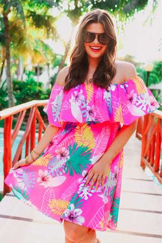Truly tropical dress