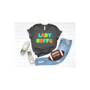 Little lady buff volleyball rainbow