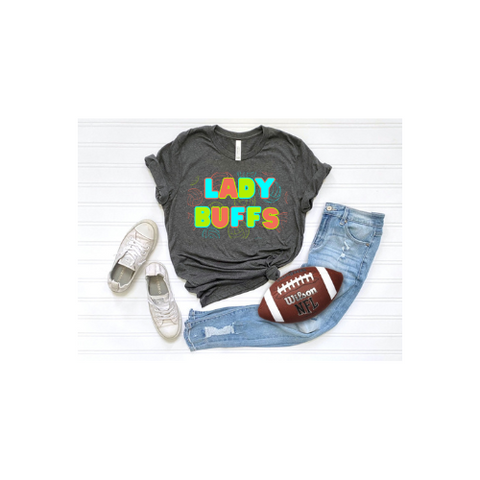 Little lady buff volleyball rainbow