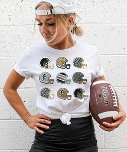 Black & Gold helmet spirit tee