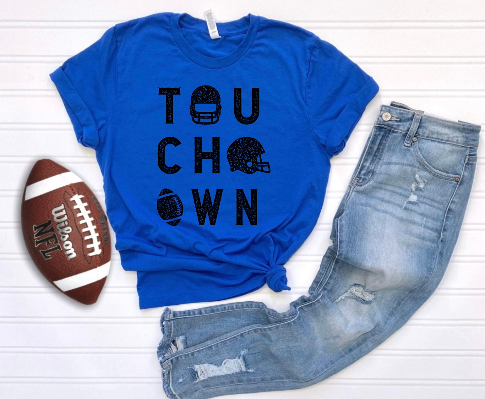 Touchdown {blue} spirit tee