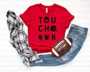 Touchdown {red} spirit tee