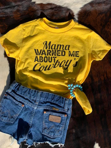 Mama warned me littles tee