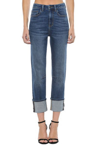 Cello Cuffed Dark denim