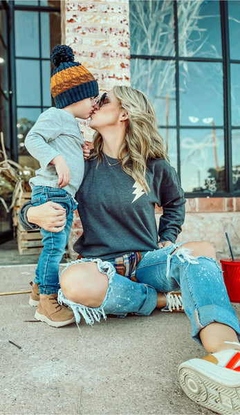 Mom Power L/S tee