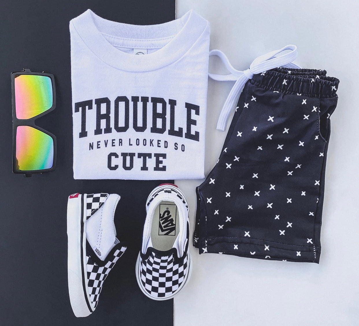 Littles monochrome shorts