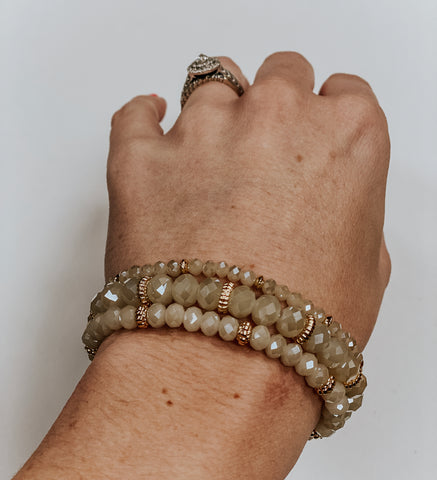 Pearly stacker Bracelets