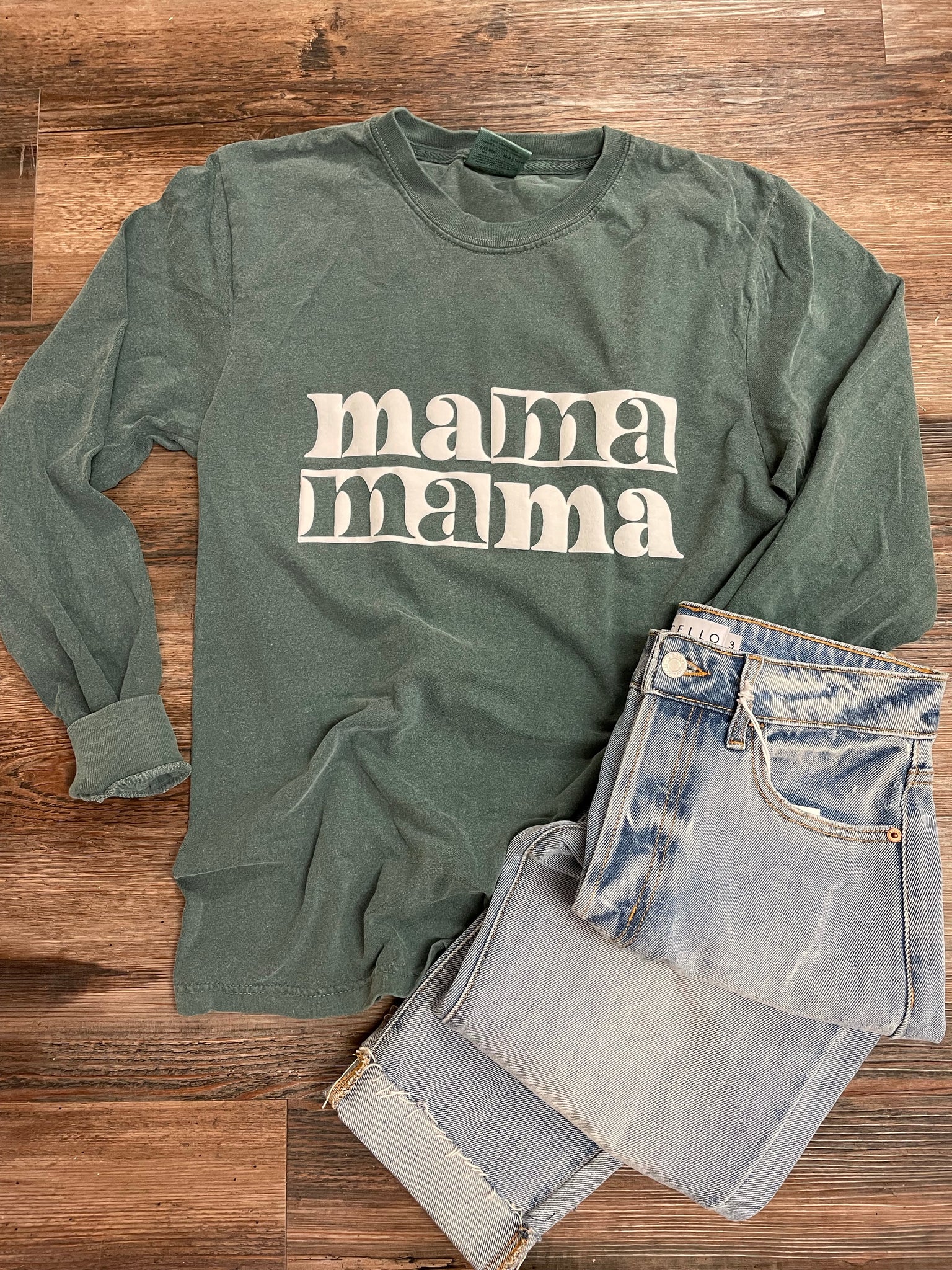 Mama Mama LS Tee