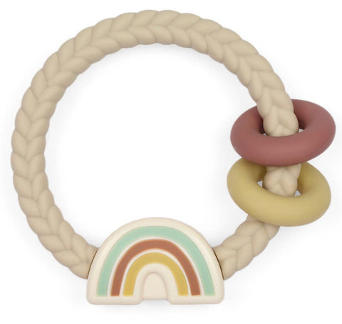 Itzy Ritzy Rainbow teething rattle