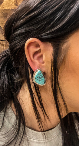 Mexico round stud earrings