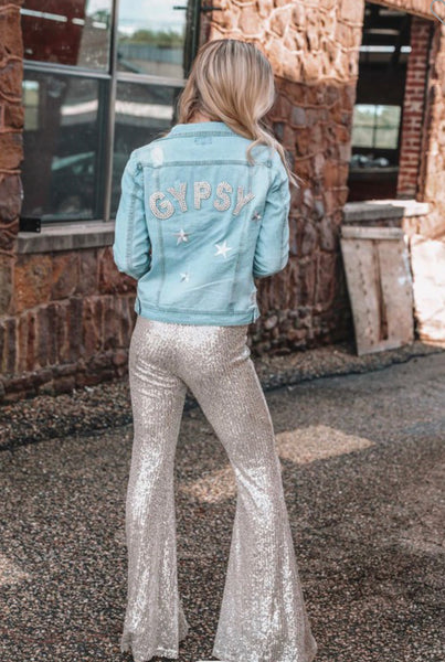 Gypsy rhinestone jacket
