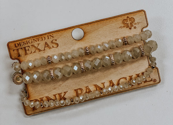 Pearly stacker Bracelets