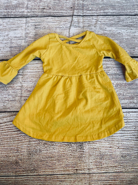 Littles Yellow LS Top