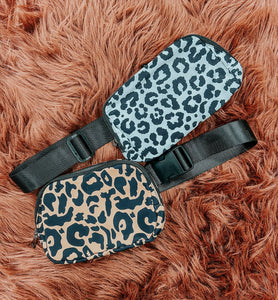 Leopard bum bags