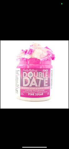 Double date whipped soap + shaving cream