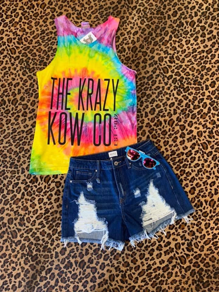Krazy Kow Logo Tank