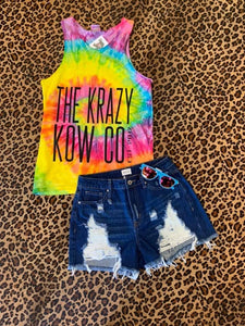 Krazy Kow Logo Tank