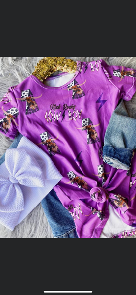 littles Kick rocks cowboy t-dress