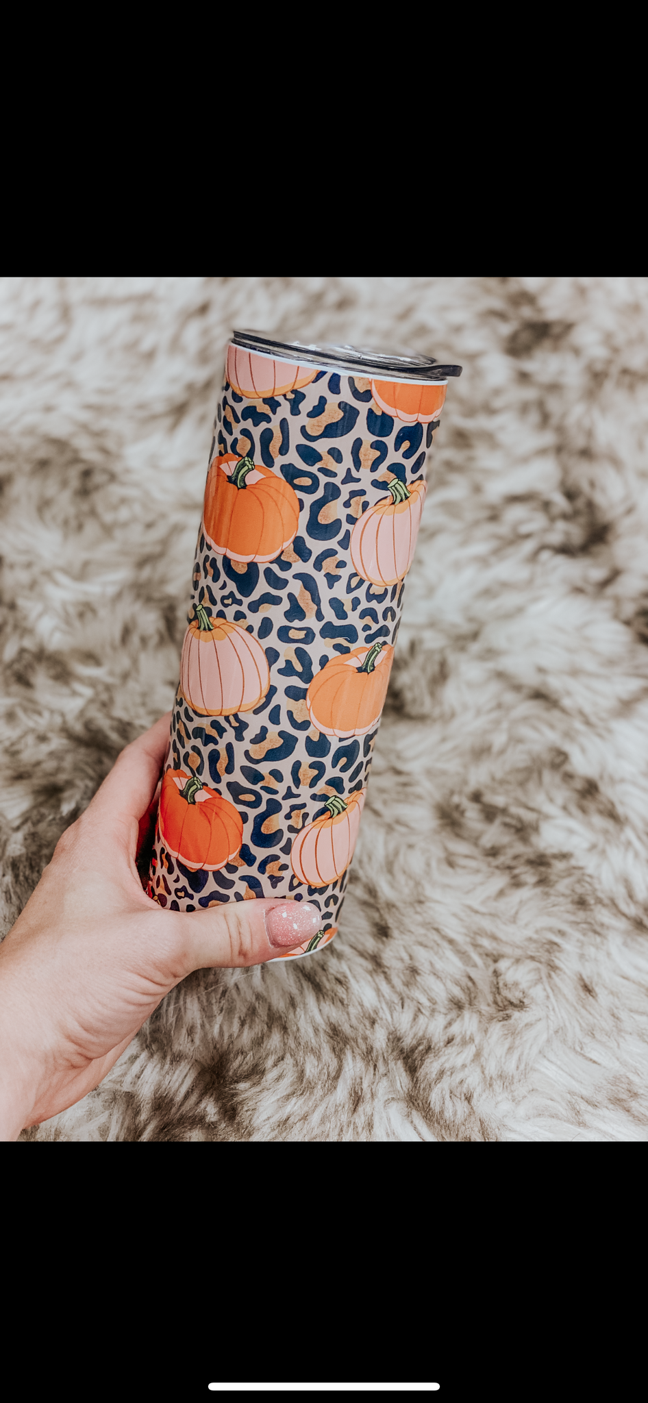 Leopard pumpkin Sippy + toddler cup + Tumbler