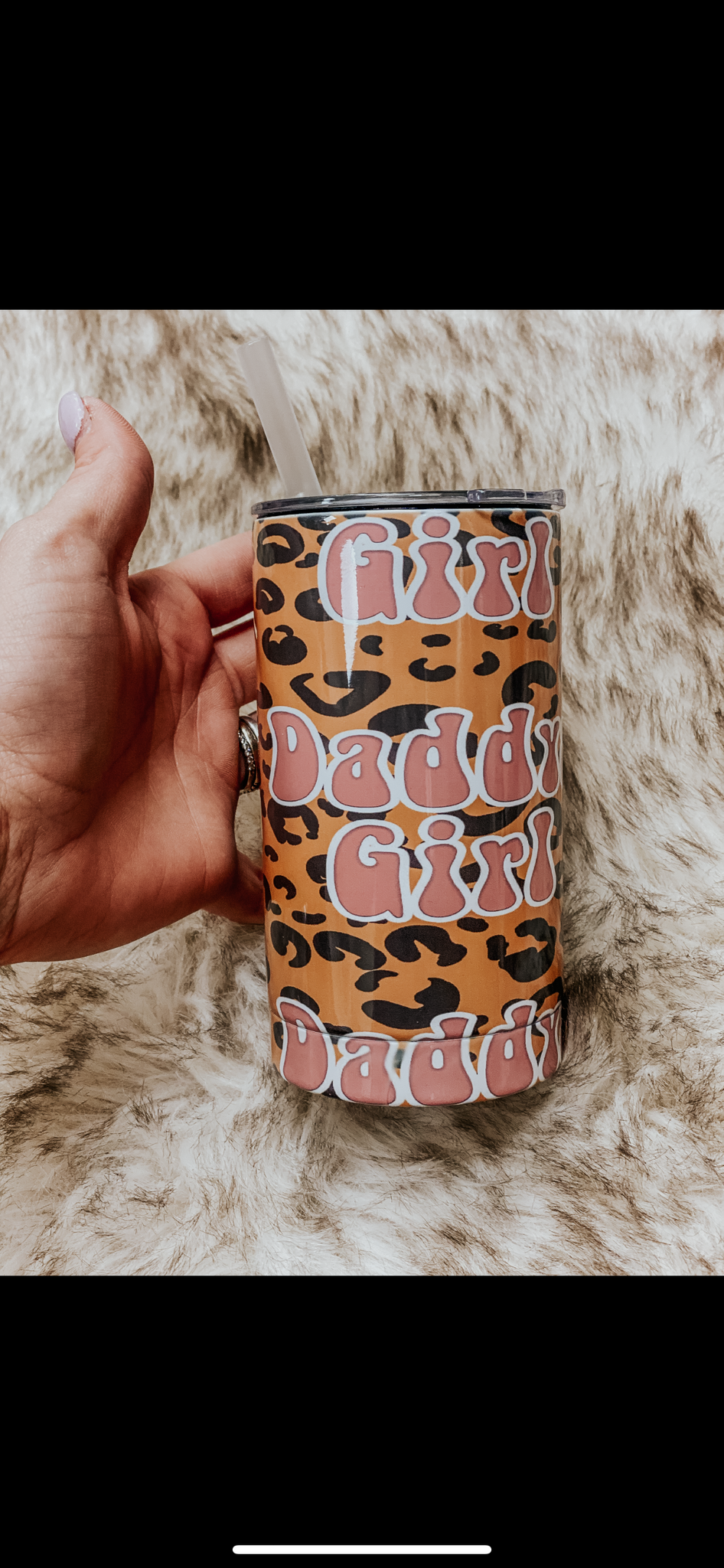 Daddy’s girl Sippy + toddler cup