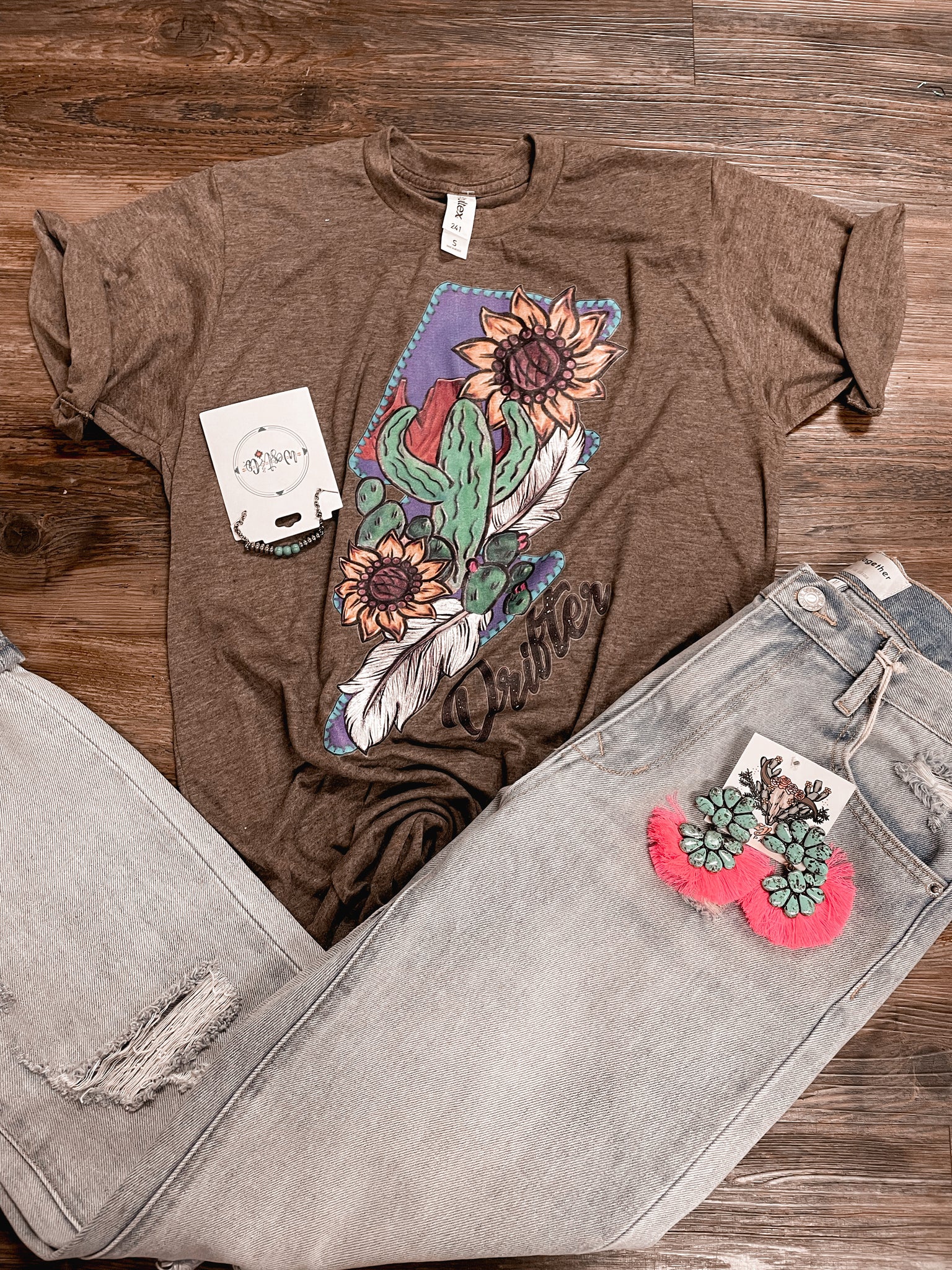Purple Lightning Cactus Tee