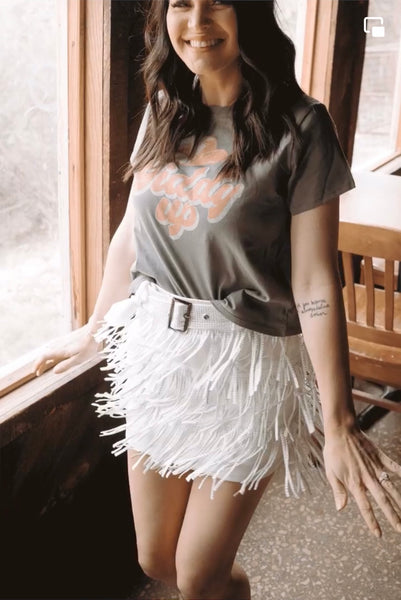 Steal The Show Rhinestone Skort