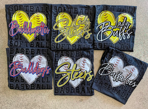 Spirit Baseball/Softball Tees