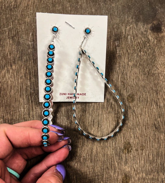 Oklahoma turquoise earrings