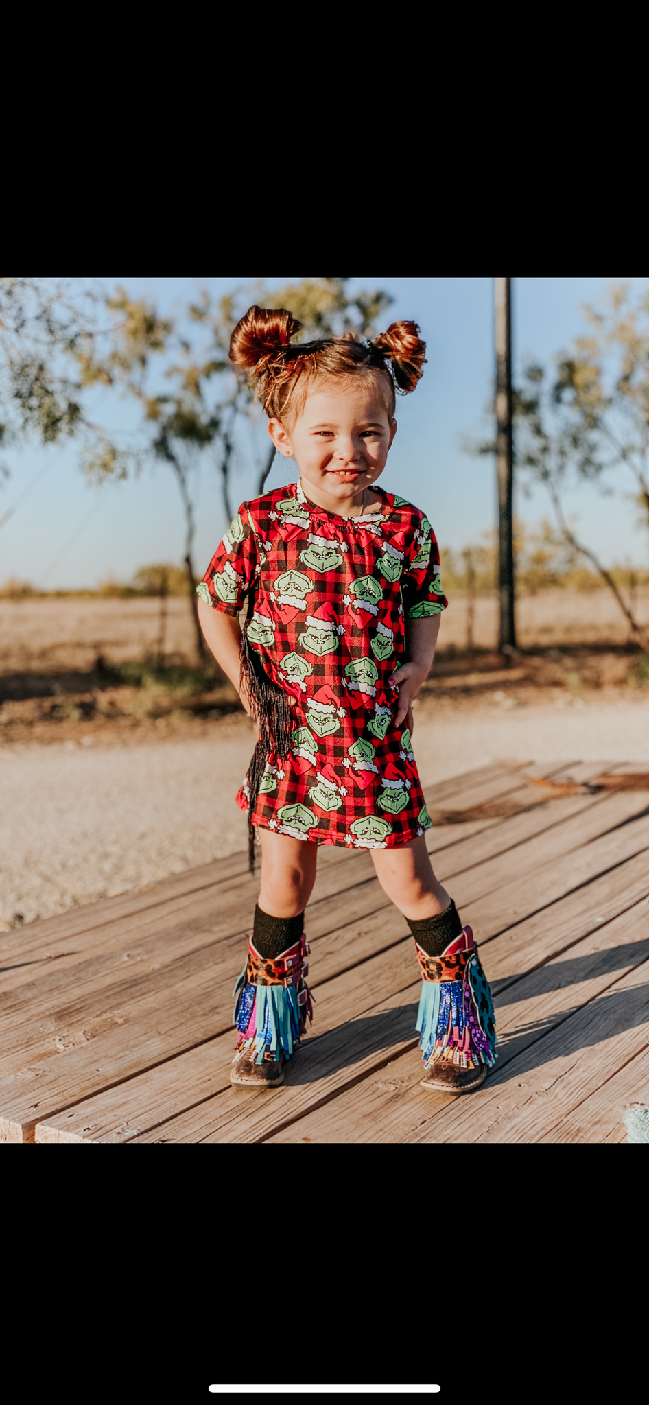 Fringe Grinchy Dress