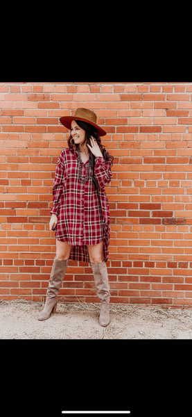 Taupe Knee High Boots