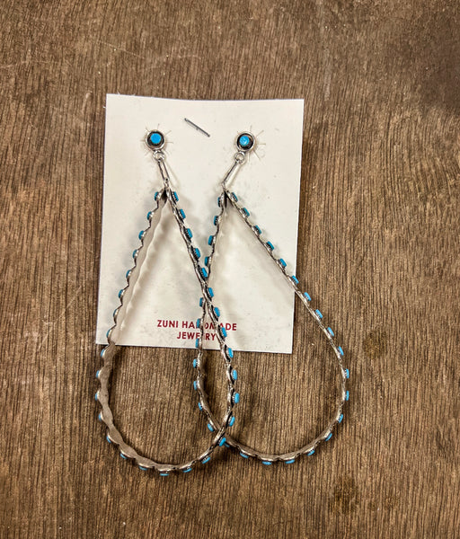 Oklahoma turquoise earrings