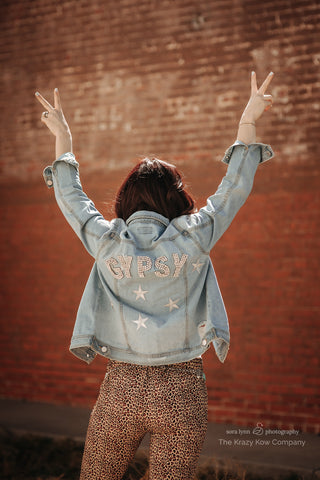 Gypsy rhinestone jacket