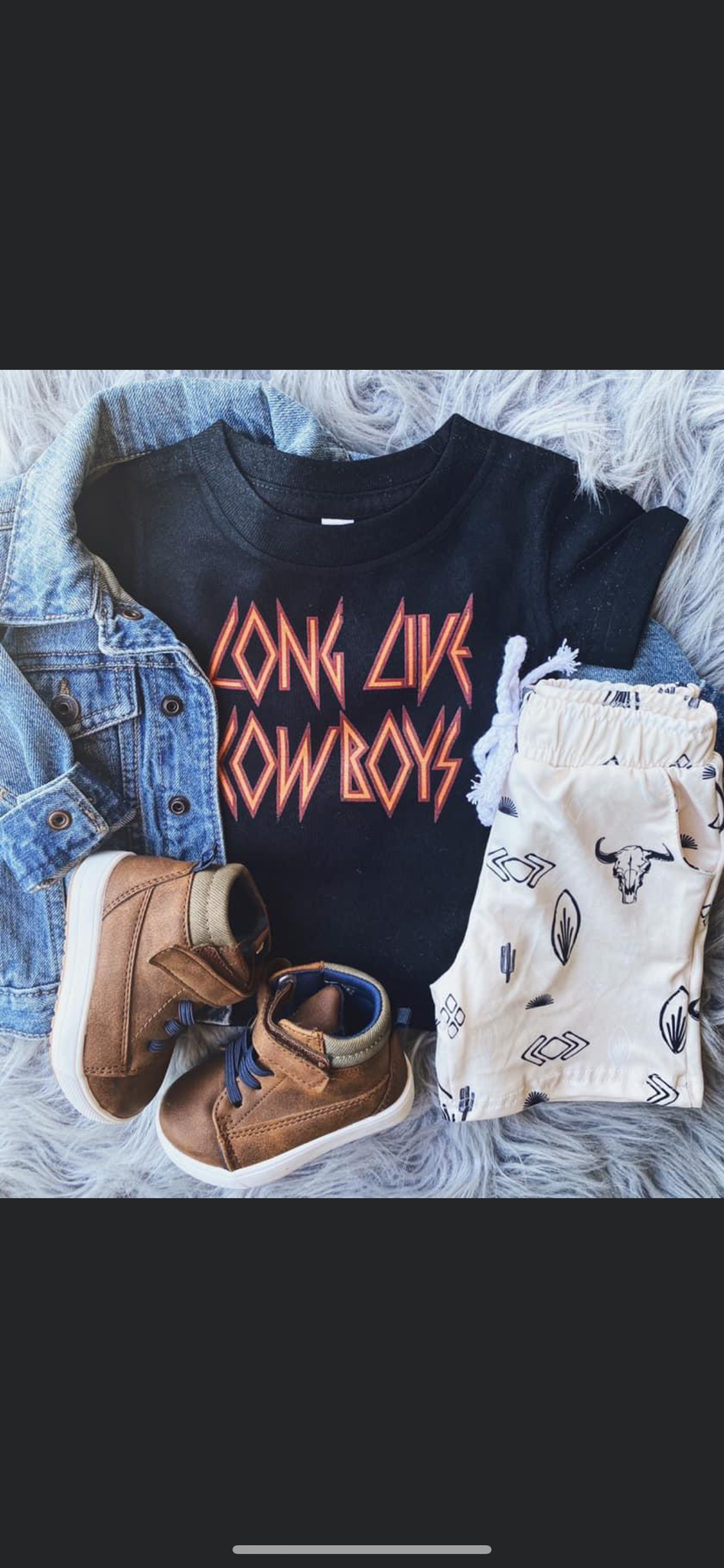 Cow skull boy shorts