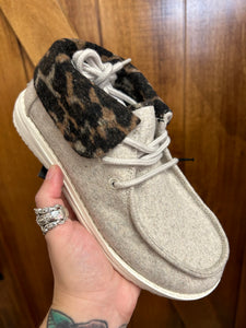 Hey Dude Britt Cream Cheetah ( women’s)