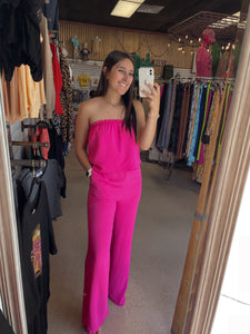 Barbie Babe hot pink jumpsuit