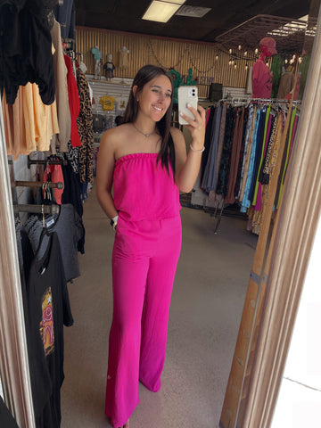 Barbie Babe hot pink jumpsuit