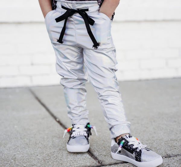 Littles holographic Joggers