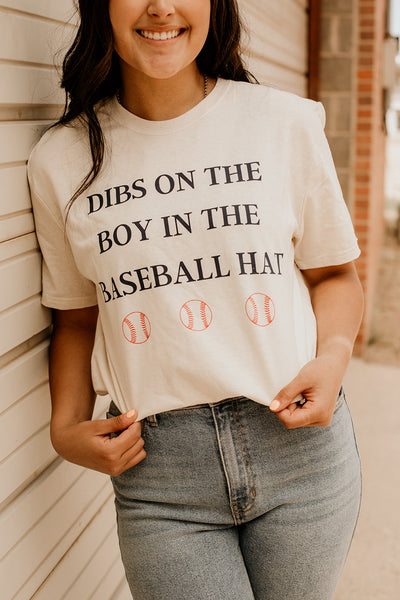 Dibs on the Boy in the Baseball cap Tee