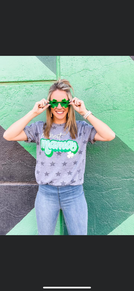 Luckiest Mama tee