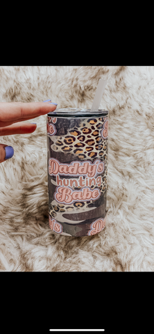 Daddy’s hunting babe Sippy + toddler cup + Tumbler