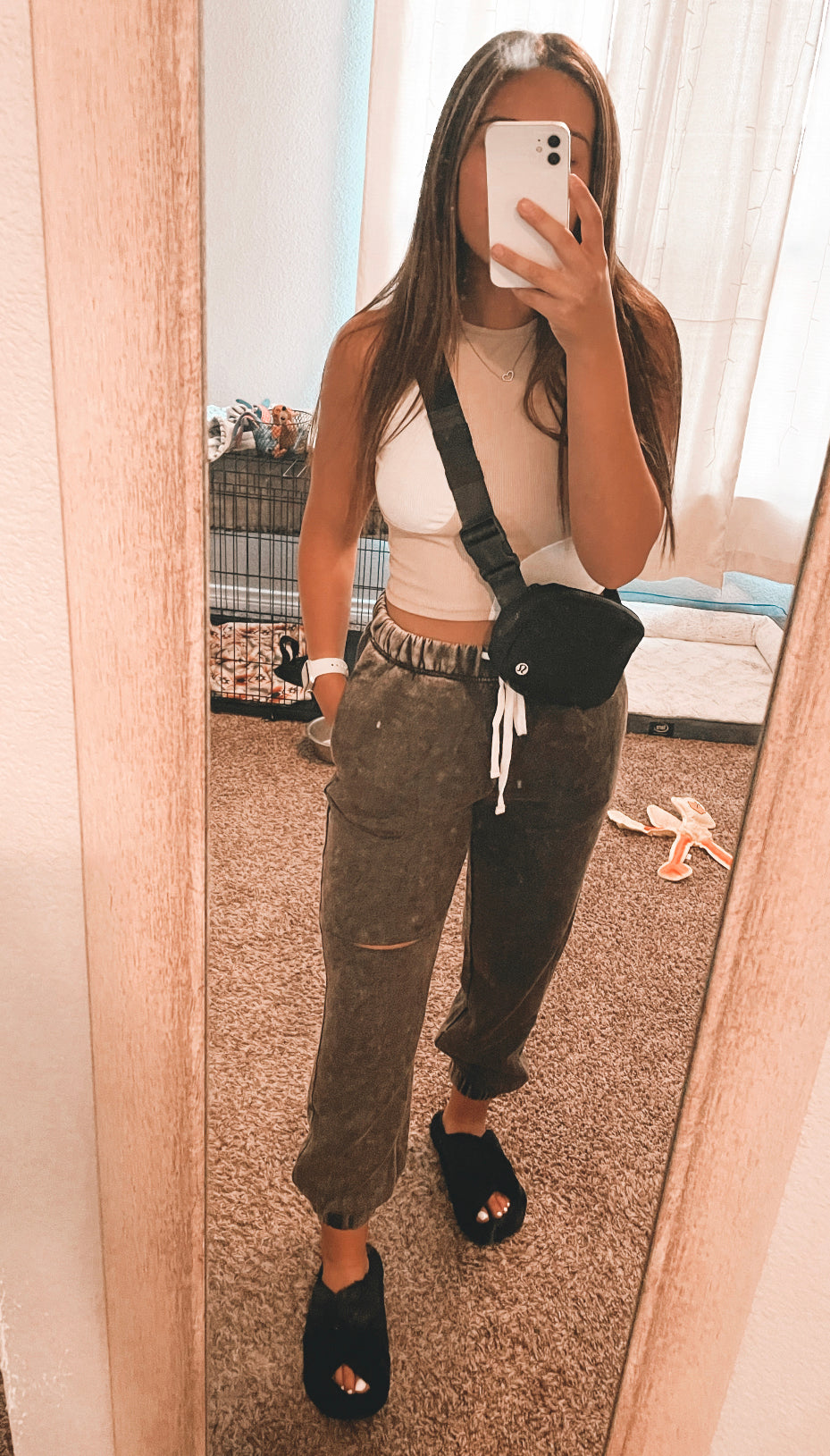 Ash Distress Joggers