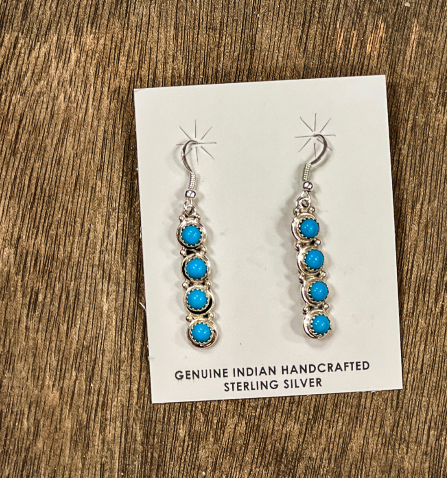 Kansas bar turquoise earrings