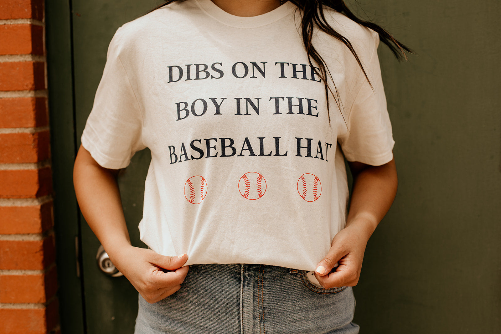 Dibs on the Boy in the Baseball cap Tee